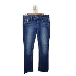 Maurices Premium Straight Leg Sequin Pocket Jeans Sz. 9/10S